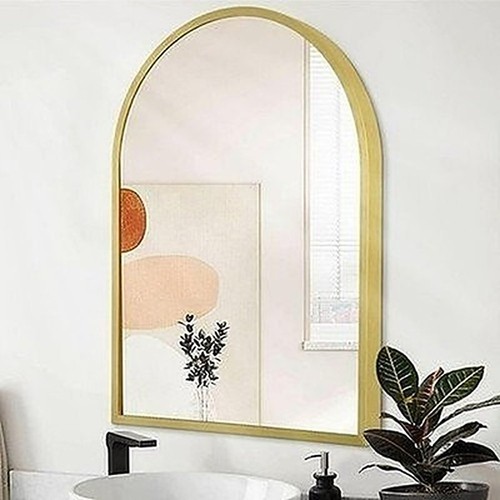 Arched bathroom wall mirror - arched, 28