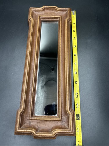 Vintage faux wood wall hanging - faux,
