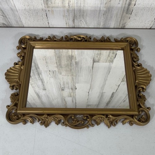 Homco wall mirror 20x14 gold - homco,