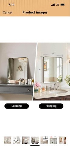 Modern rectangular wall - wall, mirror